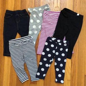 Lot 6 Baby Gap Toddler Leggings 18-24 month